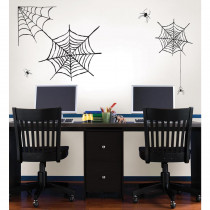 WallPOPs 39 in. x 34.5 in. Spider Web Large Wall Art Kit