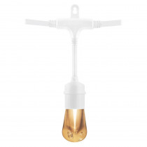 Enbrighten 24-Bulb 48 ft. Vintage Integrated LED Cafe Sting Lights, White