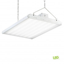 EnviroLite 160-Watt 2 ft. White Integrated LED Backlit High Bay Hanging Light with 19000 Lumen 5000k