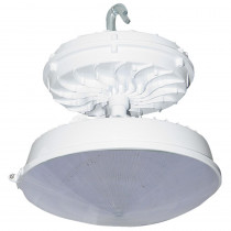 Radiance 169-Watt White Integrated LED Indoor High Bay with Conical Lens