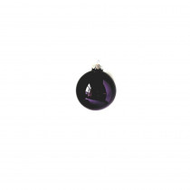 Whitehurst 1.25 in. Purple Shiny Glass Christmas Ornaments (40-Pack)
