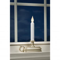 Xodus Innovations 9 in. Warm White LED Deluxe Battery Operated Candle with Pewter  Base