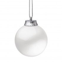 Xodus Innovations 5 in. White LED Outdoor Hanging Globe Ornament