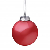 Xodus Innovations 5 in. Red LED Outdoor Hanging Globe Ornament