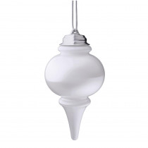 Xodus Innovations 9 in. White LED Outdoor Hanging Finial Ornament