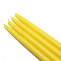 Zest Candle 10 in. Yellow Taper Candles (12-Set)