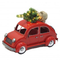 Zaer Ltd. International Inspired VW Bug with LED Christmas Tree