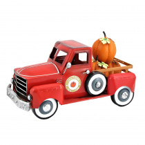 Zaer Ltd. International 9.25 in. Harvest Pumpkin Truck Decor
