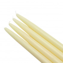 Zest Candle 10 in. Ivory Taper Candles (12-Set)