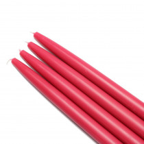 Zest Candle 10 in. Red Taper Candles (12-Set)