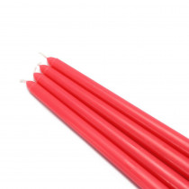 Zest Candle 12 in. Ruby Red Taper Candles (12-Set)
