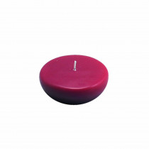 Zest Candle 2.25 in. Burgundy Floating Candles (Box of 24)