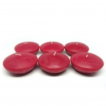 Zest Candle 3 in. Red Floating Candles (Box of 12)