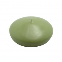 Zest Candle 4 in. Sage Green Floating Candles (Box of 3)