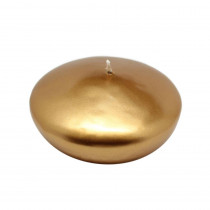 Zest Candle 4 in. Metallic Bronze Gold Floating Candles (3-Box)