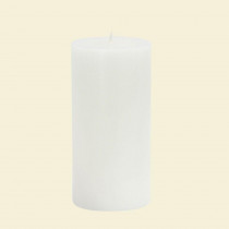 Zest Candle 3 in. x 6 in. White Pillar Candles Bulk (12-Case)