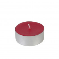 Zest Candle 2.25 in. Red Mega Oversized Tealights Candles (12-Box)