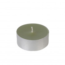 Zest Candle 2.25 in. Sage Green Mega Oversized Tealights Candles (12-Box)