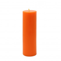 Zest Candle 2 in. x 6 in. Orange Pillar Candle Bulk (24-Case)