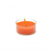Zest Candle 1.5 in. Orange Tealight Candles (50-Pack)
