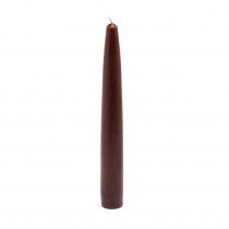 Zest Candle 6 in. Brown Taper Candles (Set of 12)
