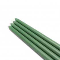 Zest Candle 12 in. Hunter Green Taper Candles (12-Set)