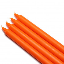 Zest Candle 10 in. Orange Straight Taper Candles (12-Set)