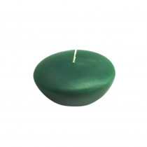 Zest Candle 3 in. Hunter Green Floating Candles (12-Box)