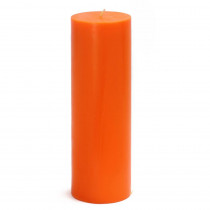 Zest Candle 3 in. x 9 in. Orange Pillar Candles Bulk (12-Case)